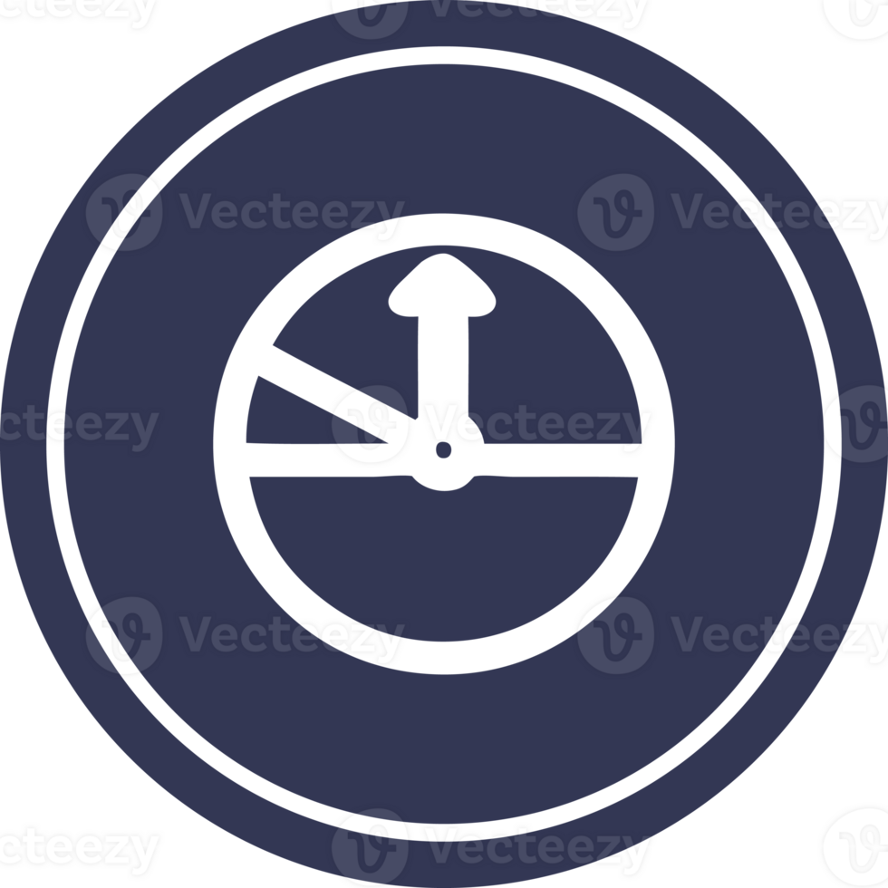 velocímetro circular icono símbolo png