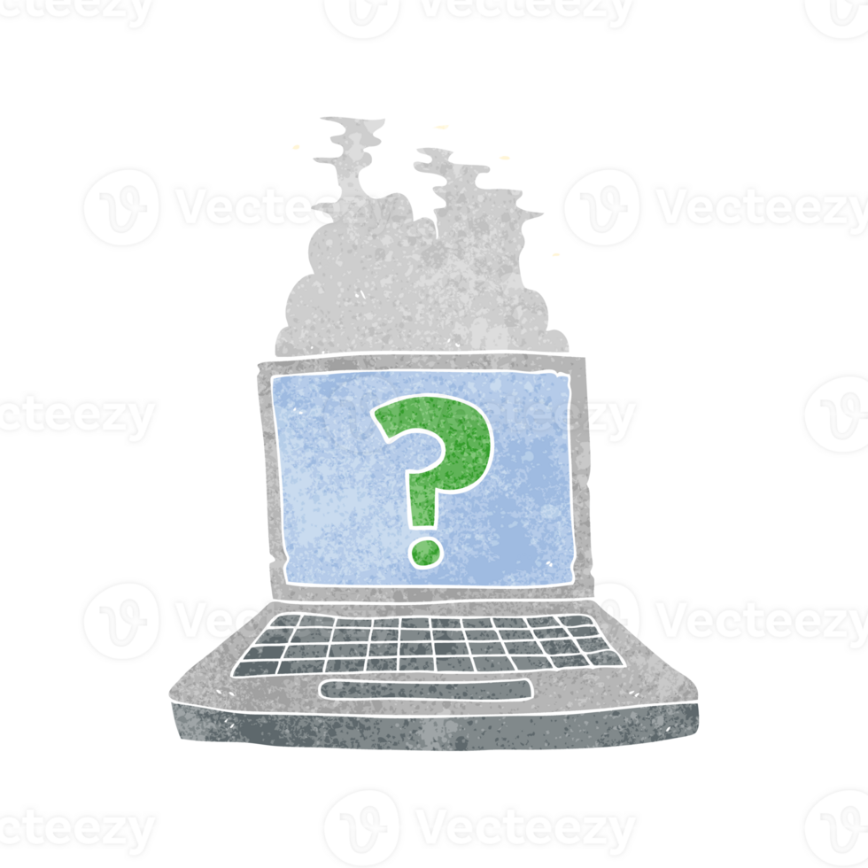 retro cartoon internet search png