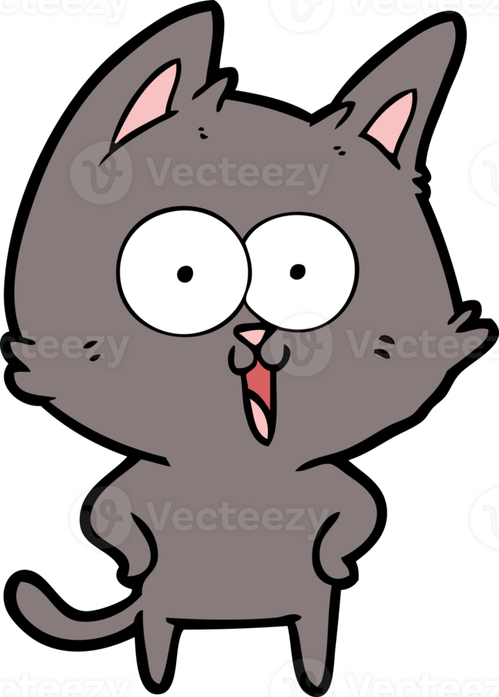 funny cartoon cat png