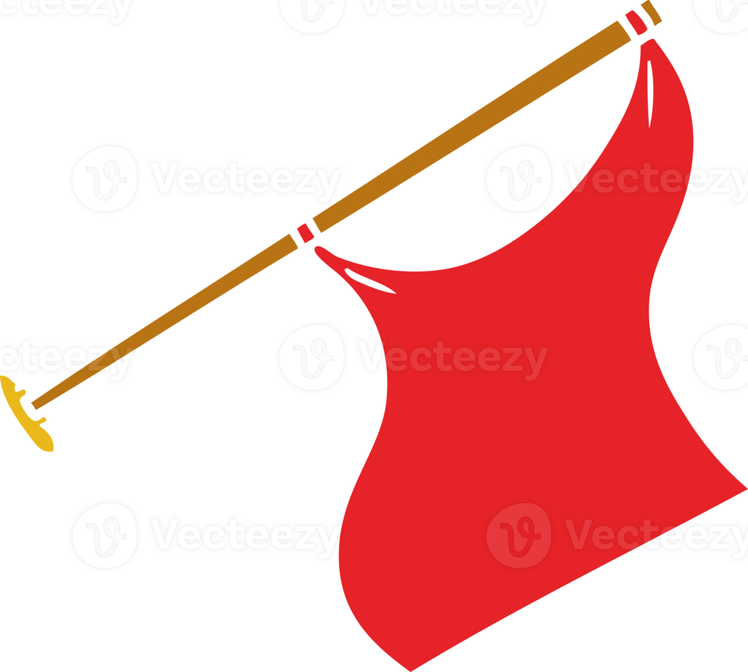 hand drawn cartoon doodle of a white flap on pole png