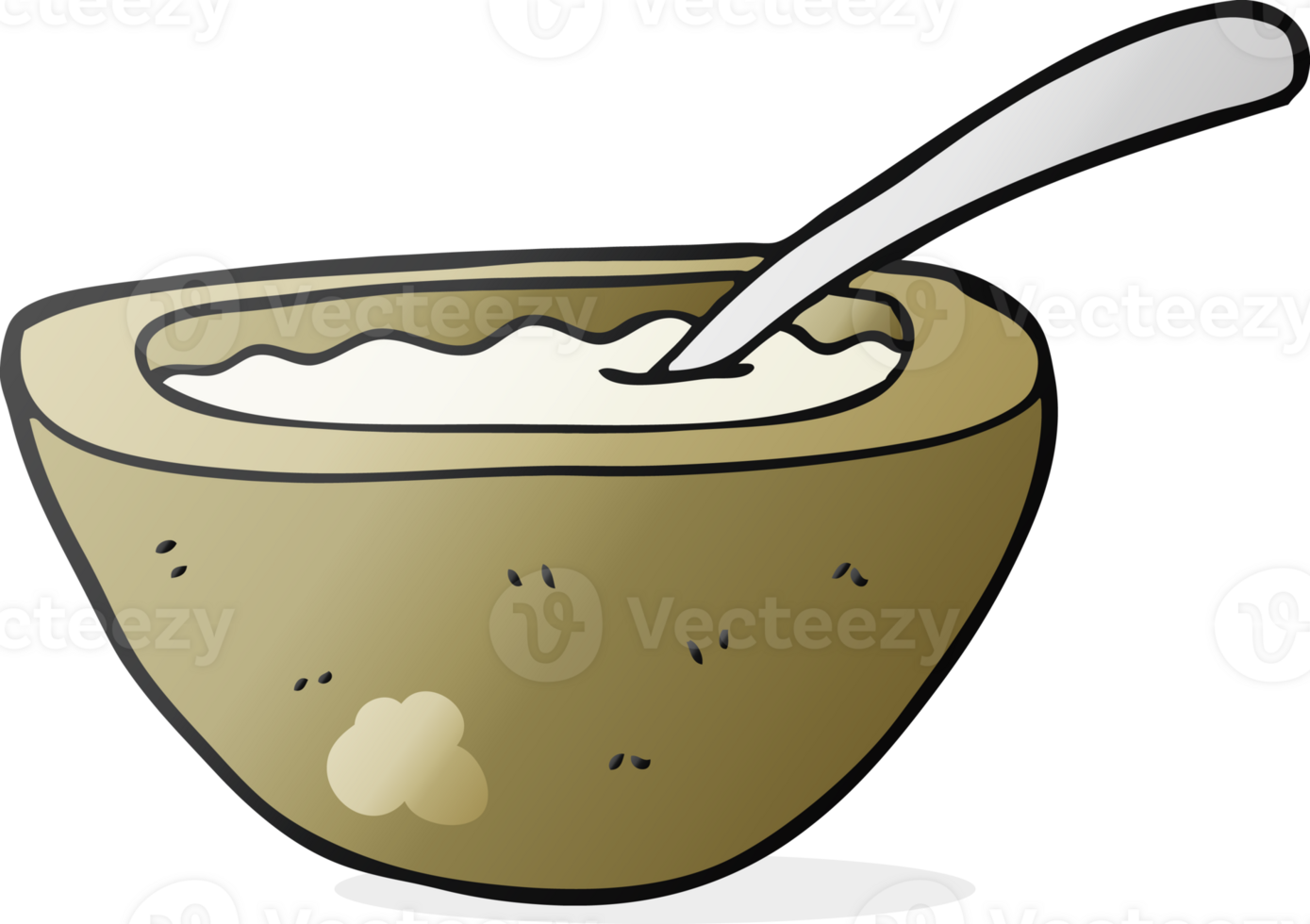 drawn cartoon porridge png