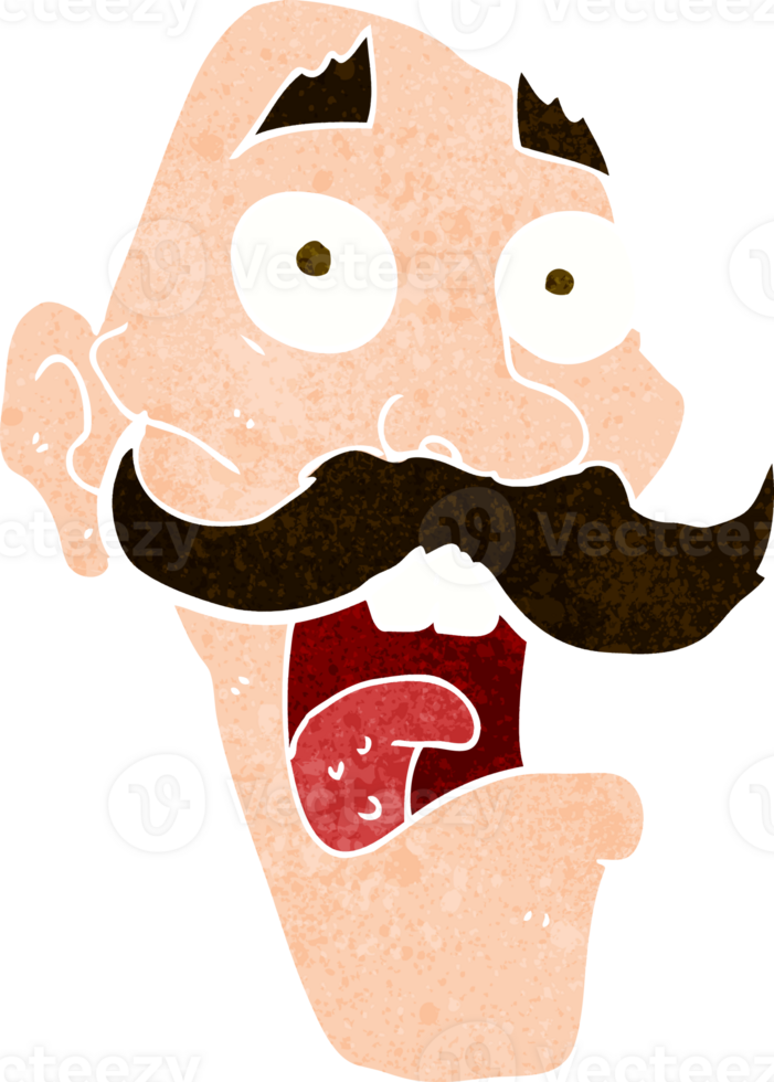 cartoon frightened old man png