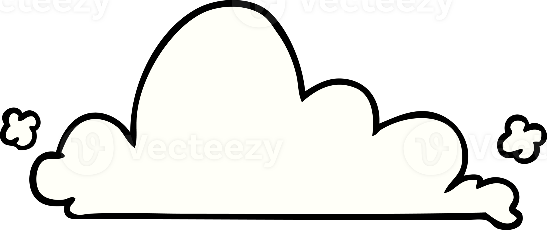hand drawn cartoon doodle of a white cloud png