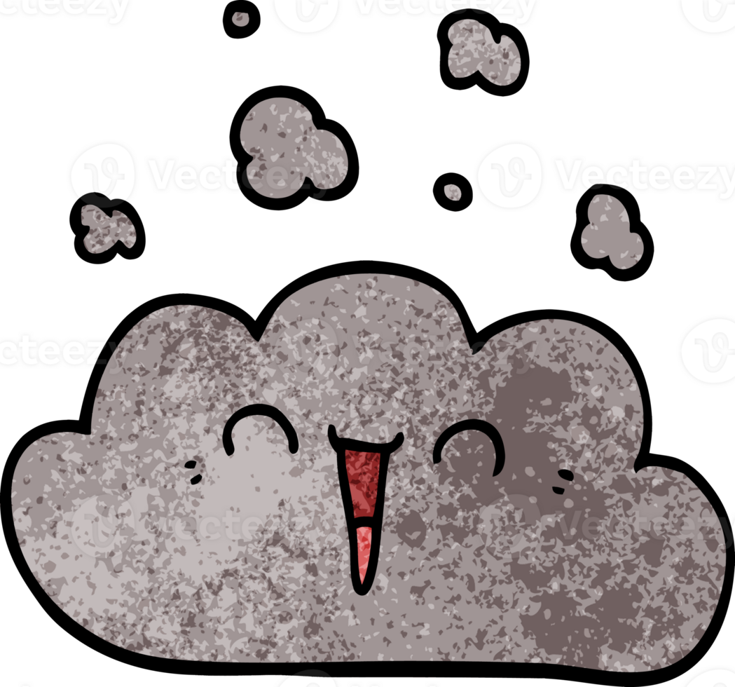 tekenfilm tekening rook wolk png