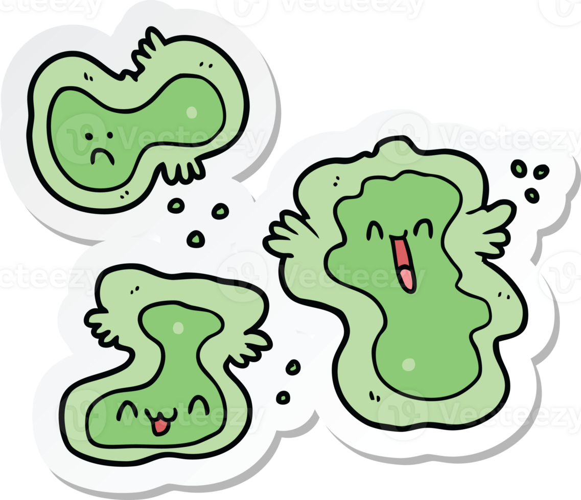 sticker of a cartoon cells png