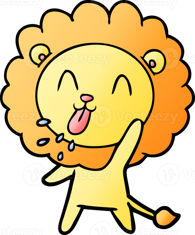 happy cartoon lion png