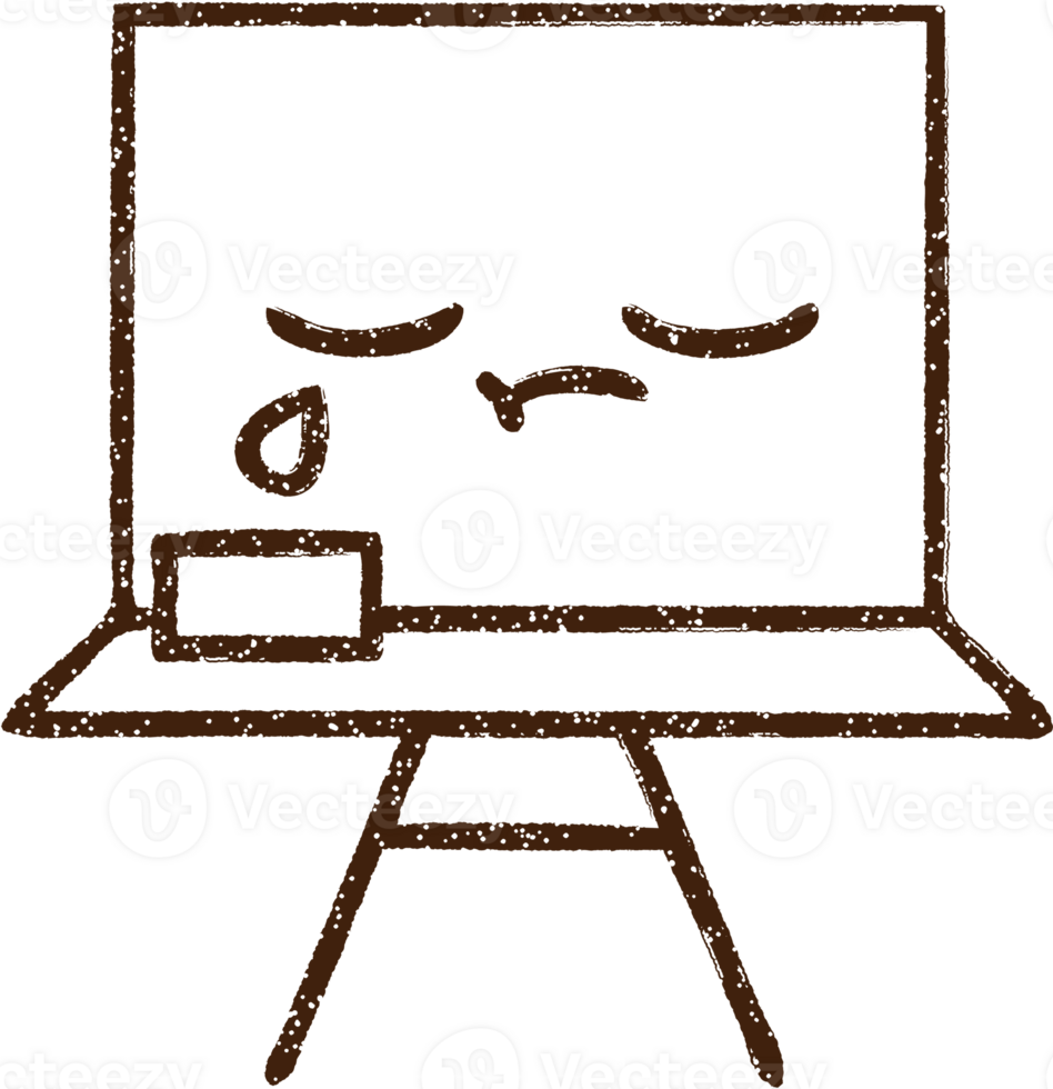 Blackboard Charcoal Drawing png
