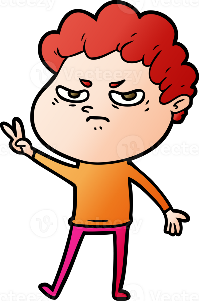 cartoon angry man png