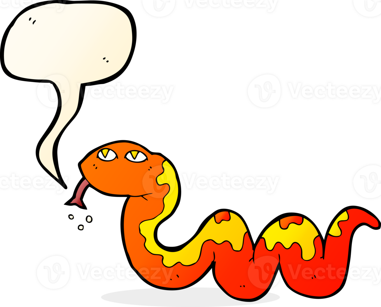 cartoon snake with speech bubble png