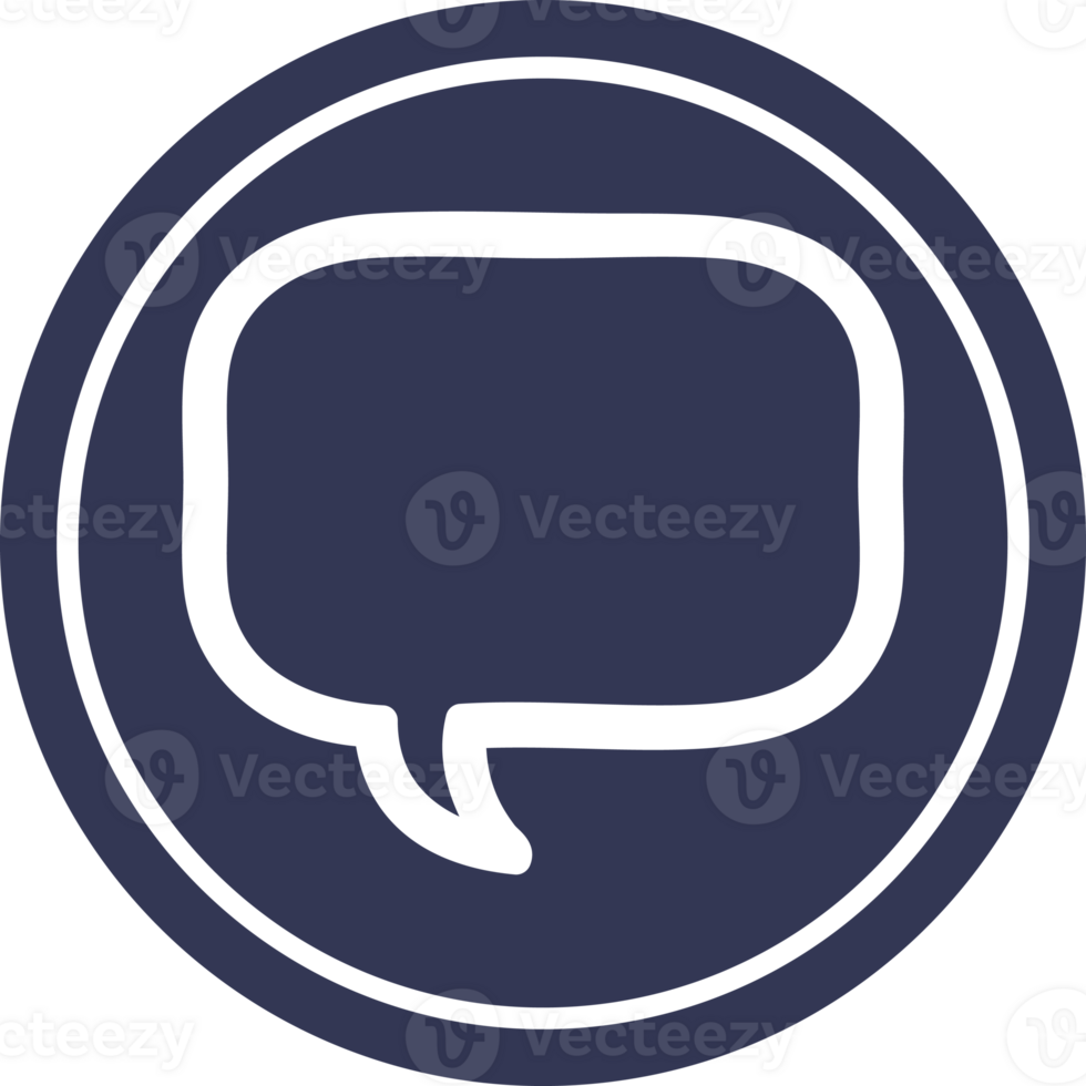 speech bubble circular icon symbol png