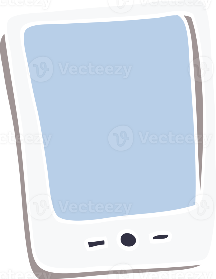 cartoon doodle touch screen mobile png