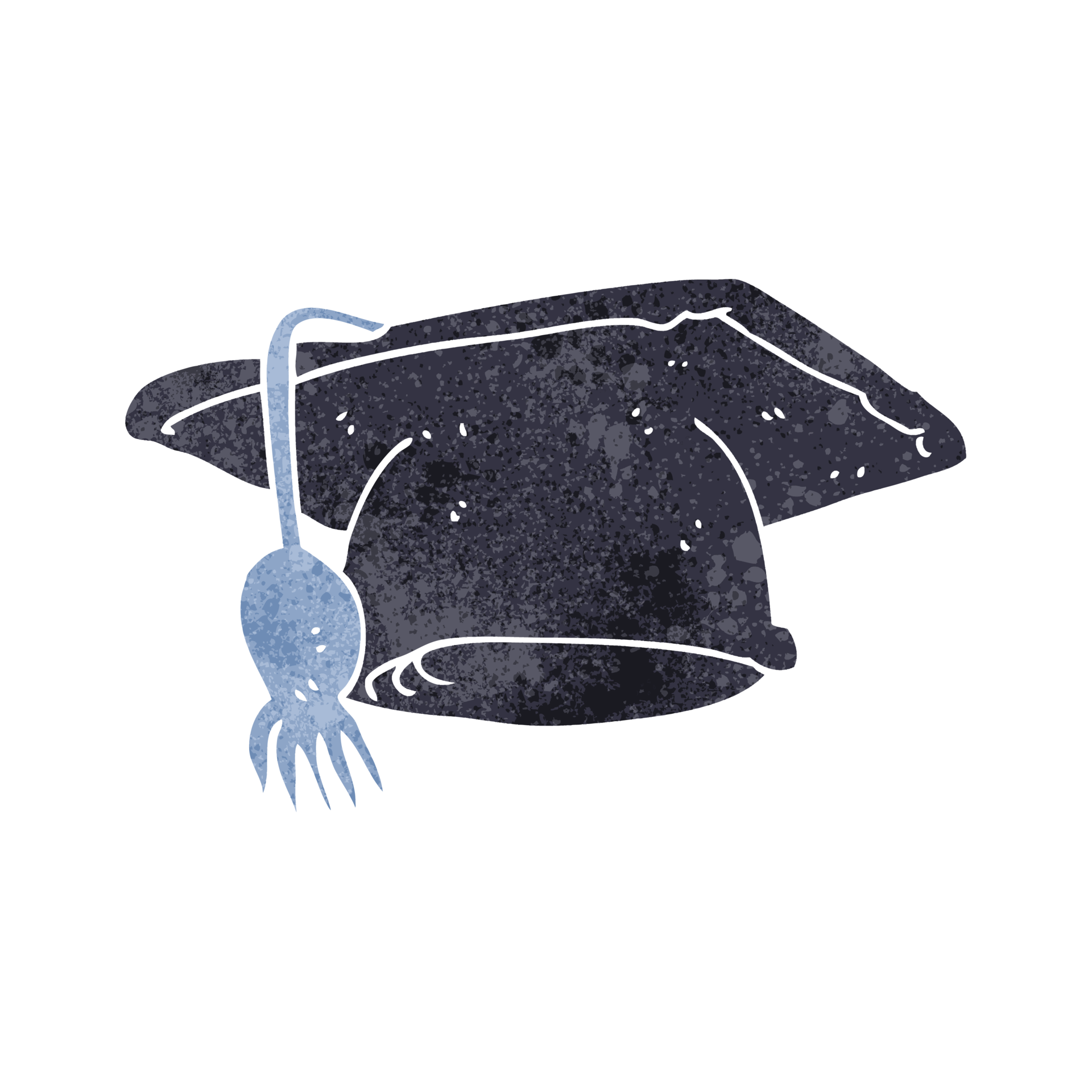 retro cartoon graduation cap 45318356 PNG