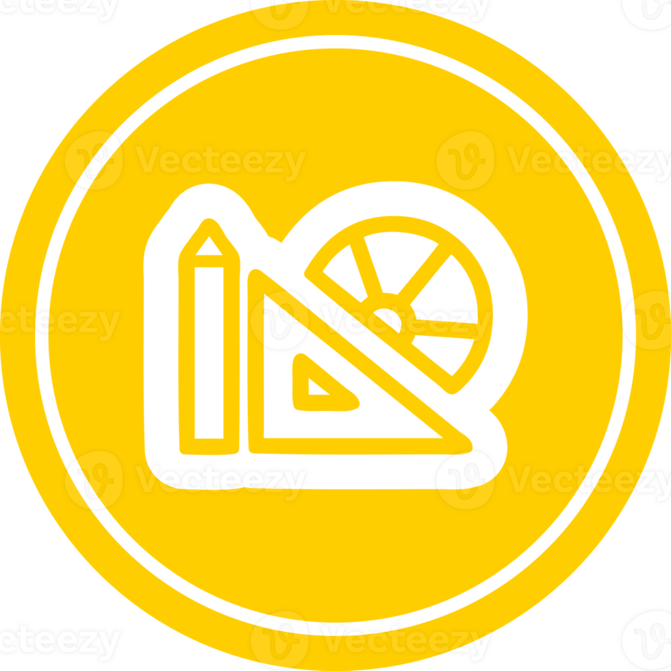 math equipment circular icon symbol png