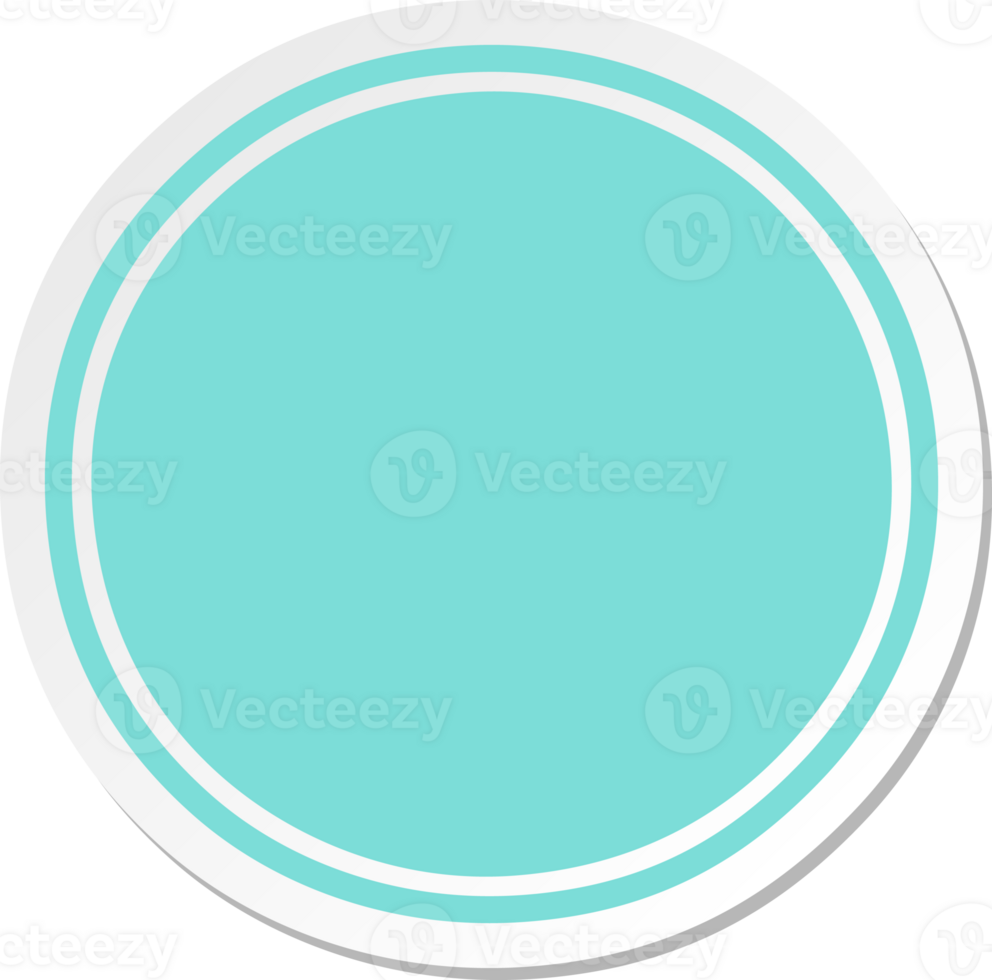 cartoon sticker of a full moon png