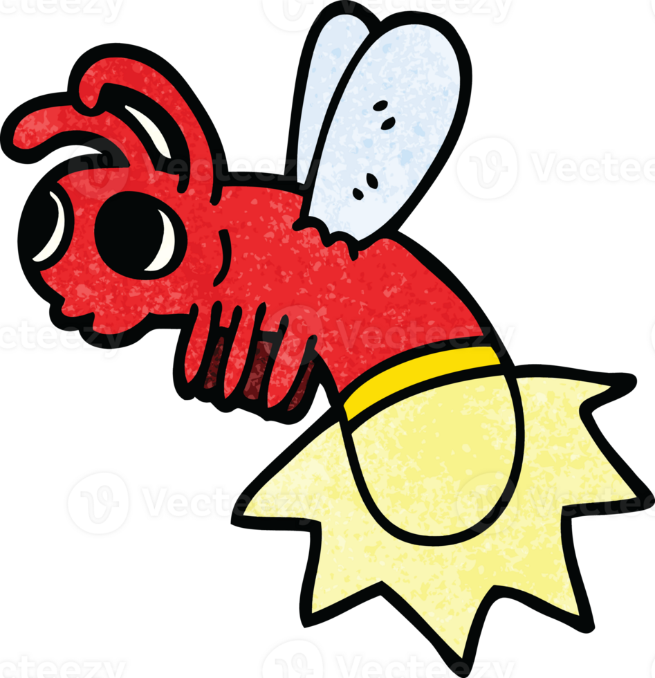 cartoon doodle lightning bug png