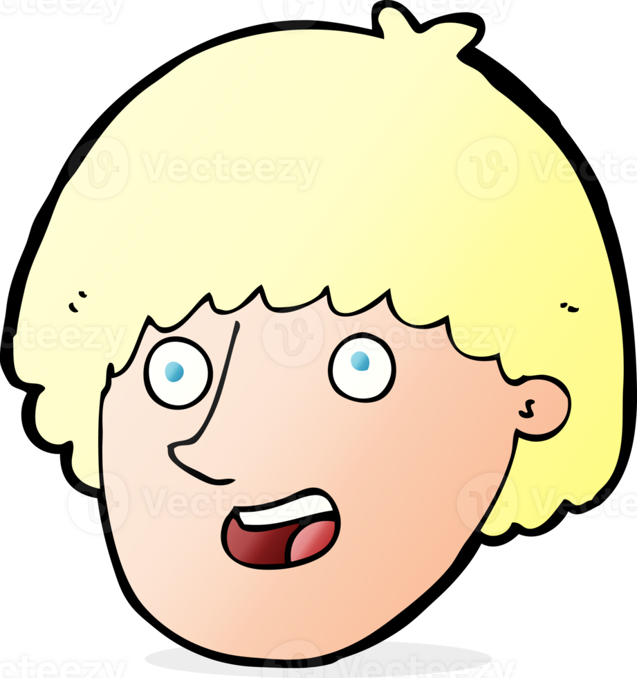 cartoon happy male face png
