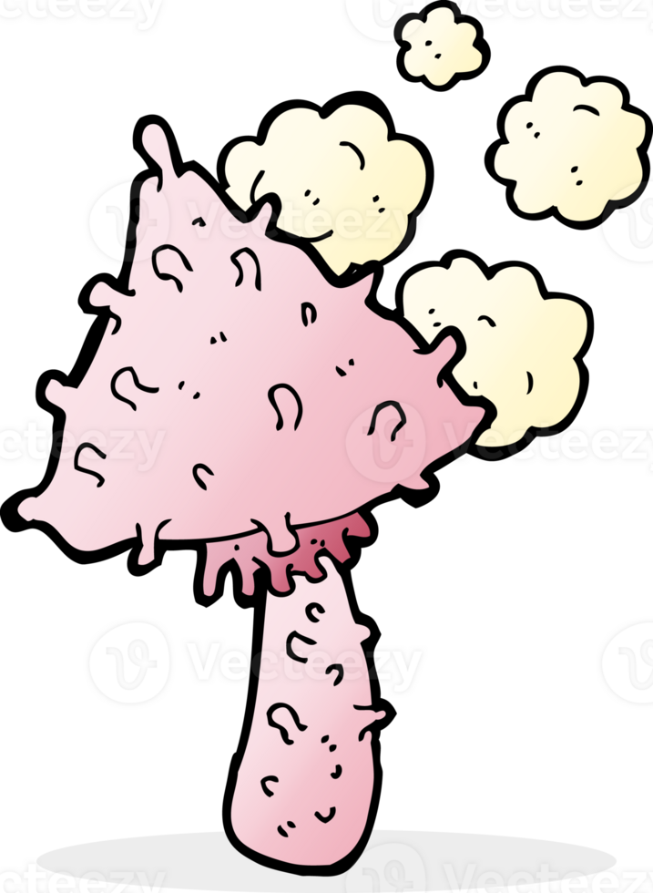 cartoon weird mushroom png