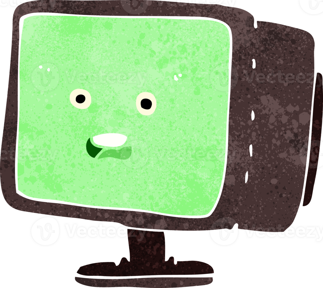cartoon computer screen png