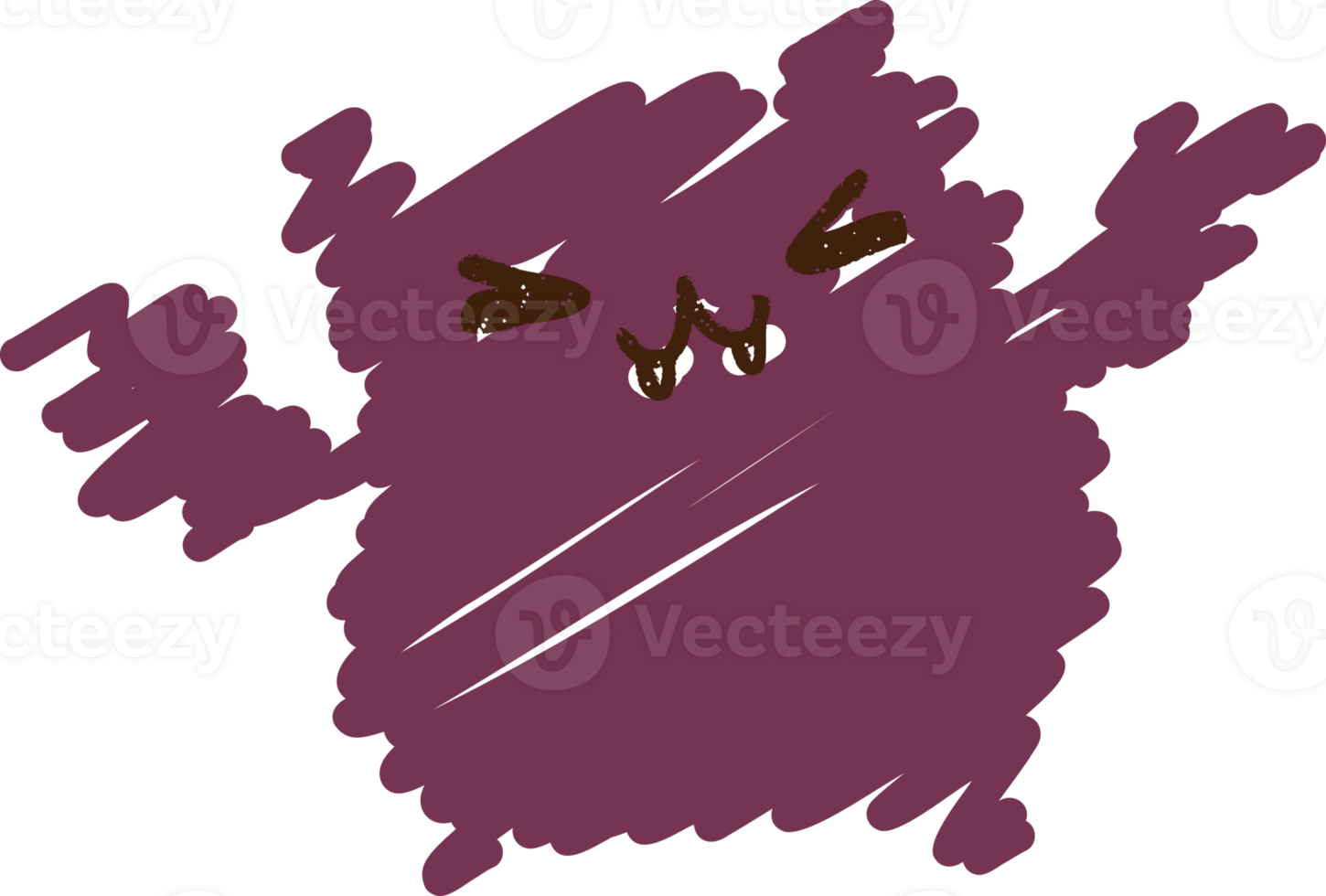 Blurry Bat Chalk Drawing png