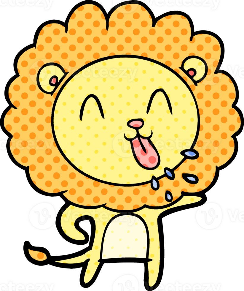 happy cartoon lion png