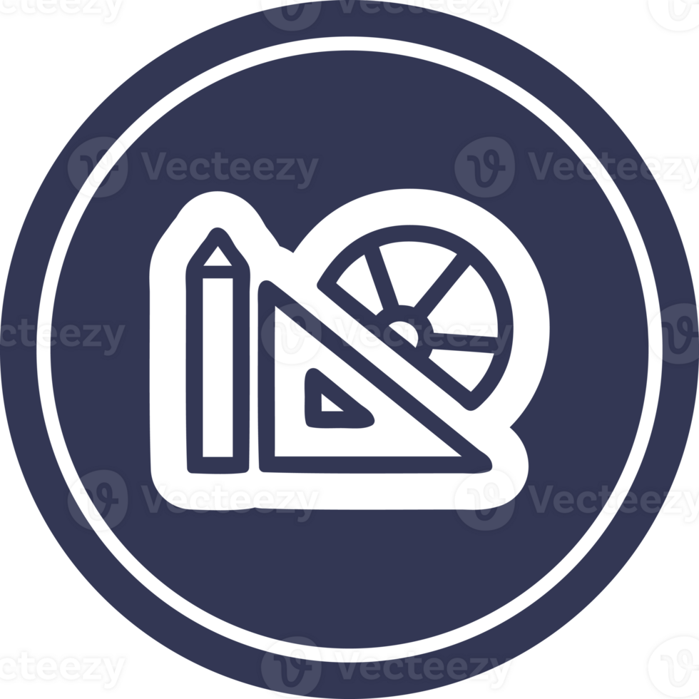 math equipment circular icon symbol png