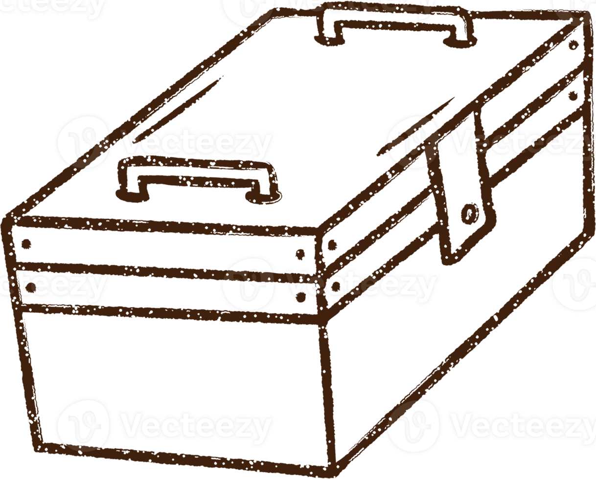 Toolbox Charcoal Drawing png