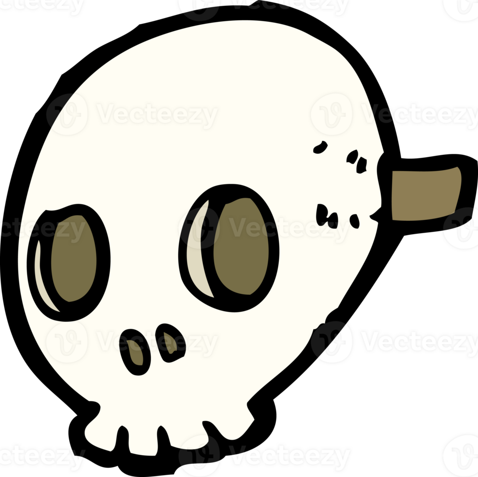 cartoon skull mask png