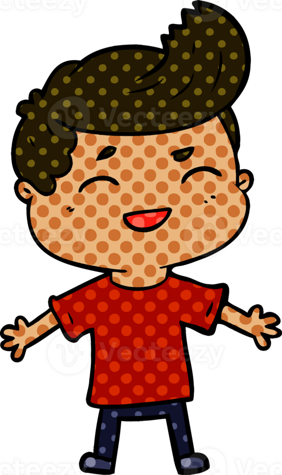 cartoon man laughing png