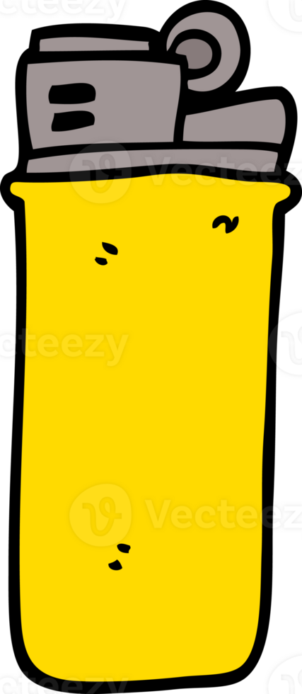 cartoon doodle disposable lighter png