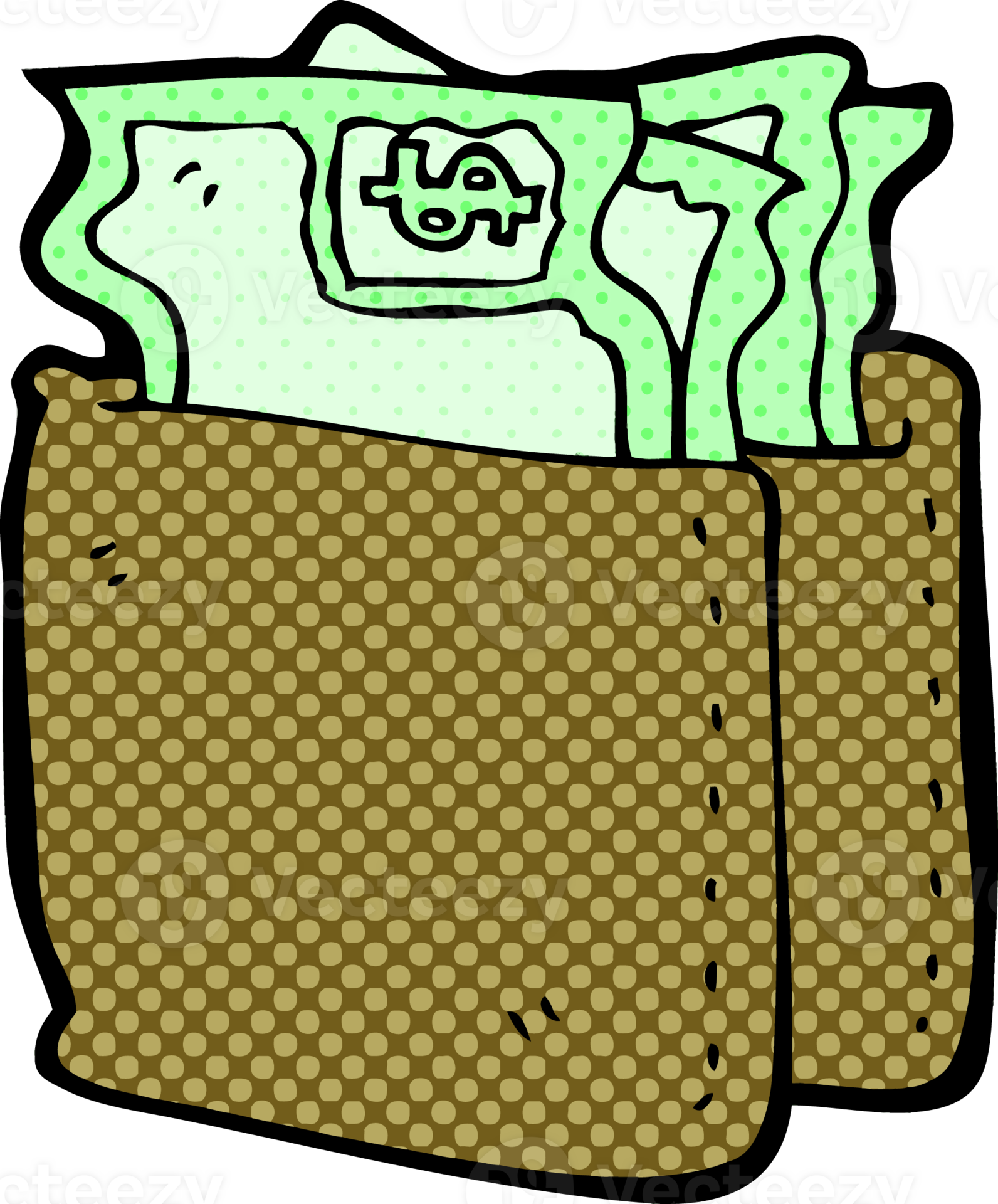 cartoon wallet full of cash 45321842 PNG