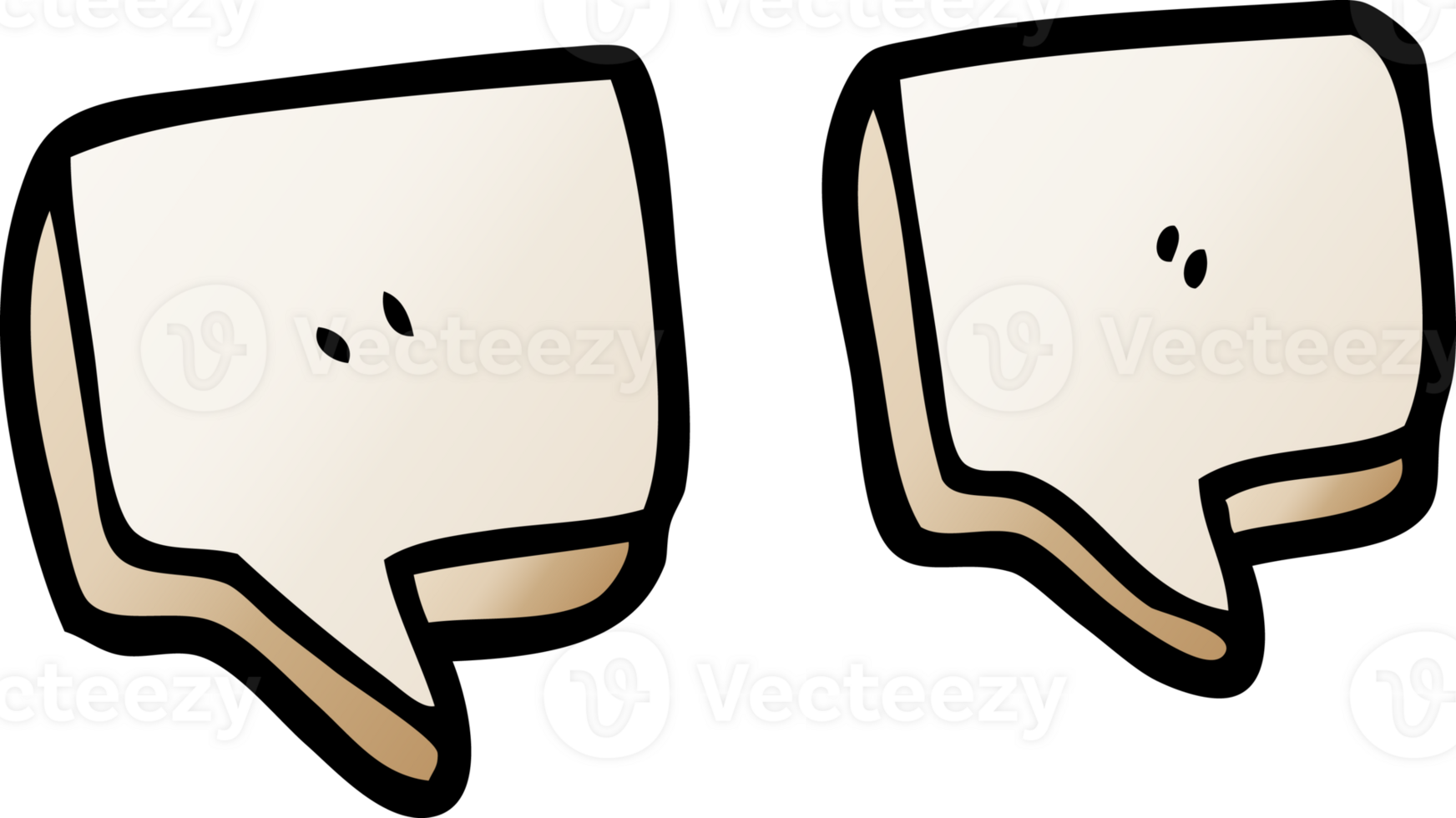 cartoon doodle quotation marks png