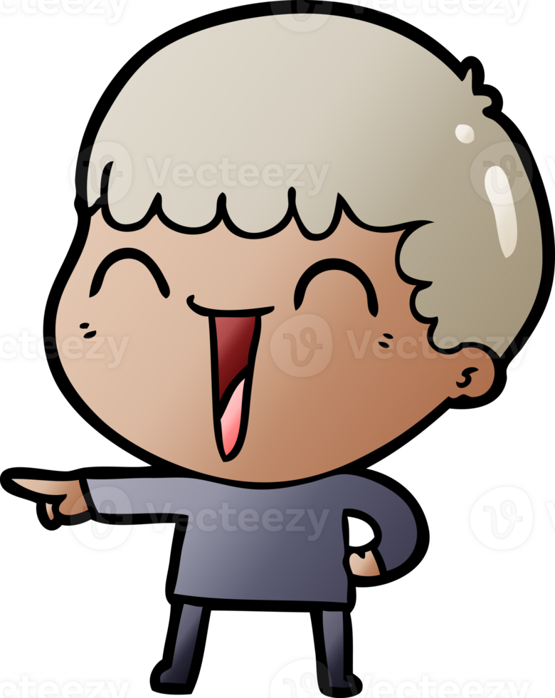 cartoon happy man png
