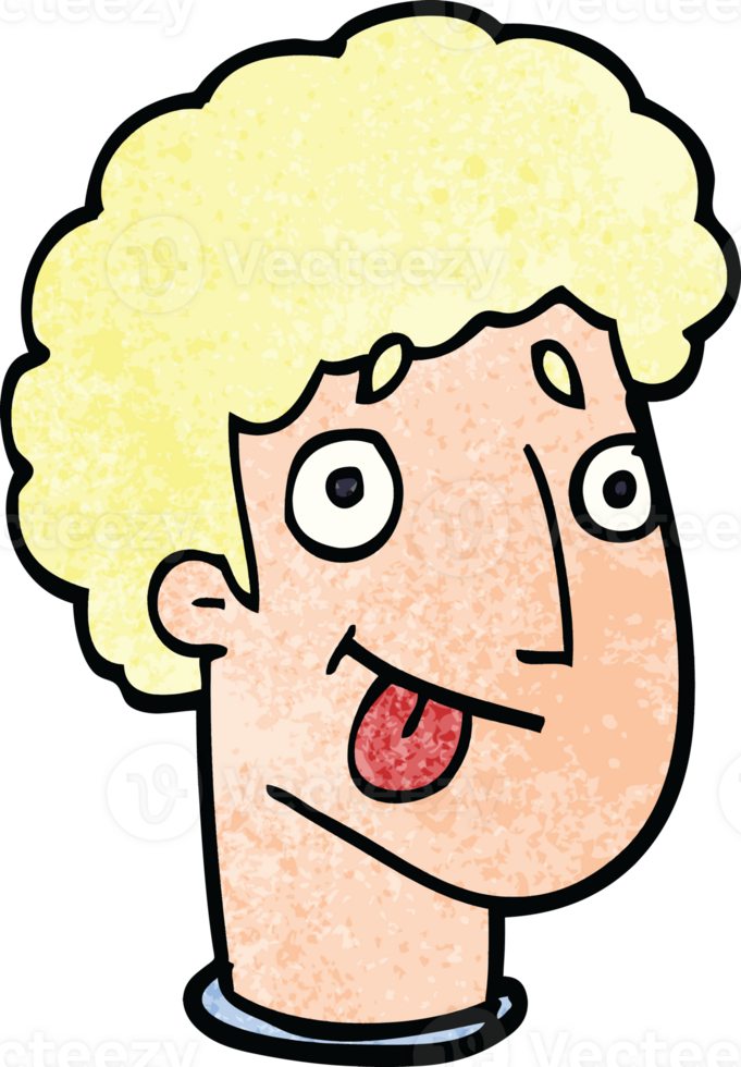 cartoon doodle male face png