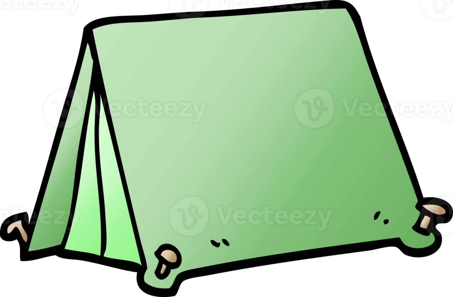 png gradient illustration cartoon tent
