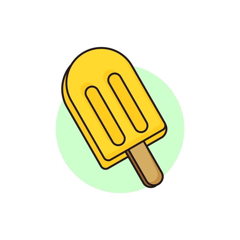 ice cream Flat style illustration design vector