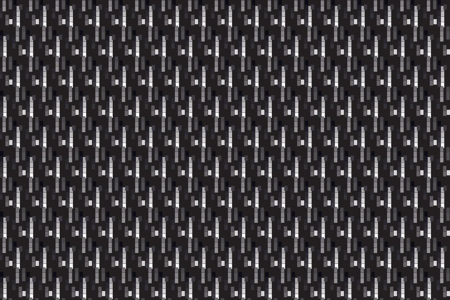 Illustration, Abstract mini square with gradient black to grey color on black background. vector