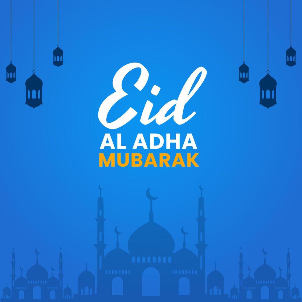 Islamic festival social media banner template design vector
