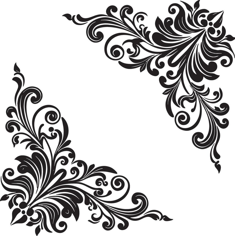 frame with ornament illustration on white background vector