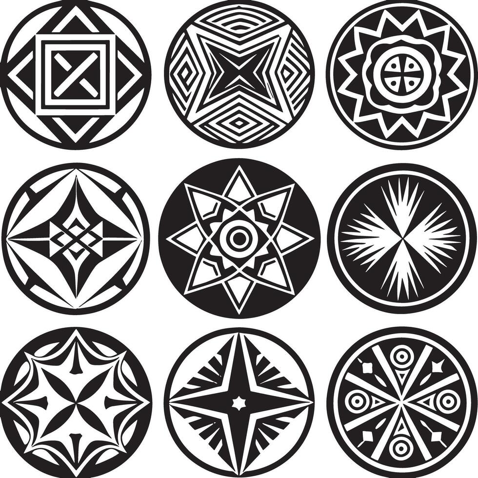 set of element icon design illustration on white background vector