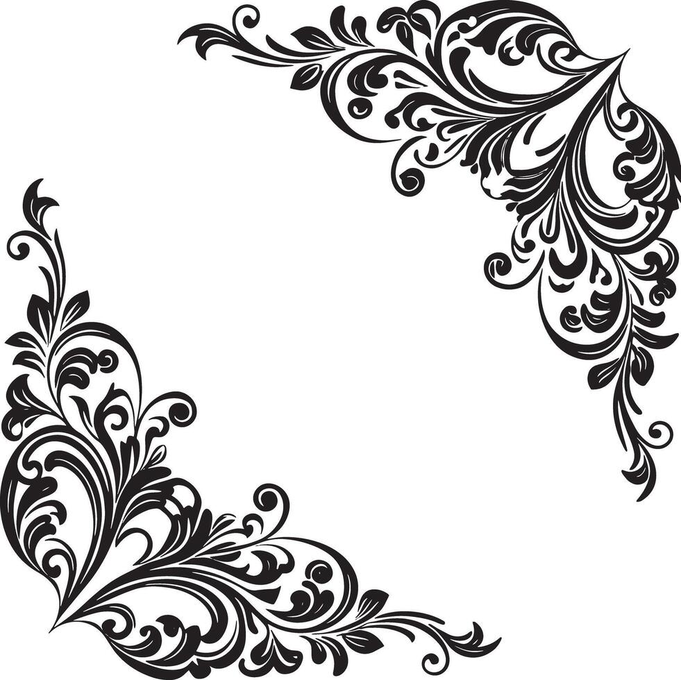 frame with ornament illustration on white background vector