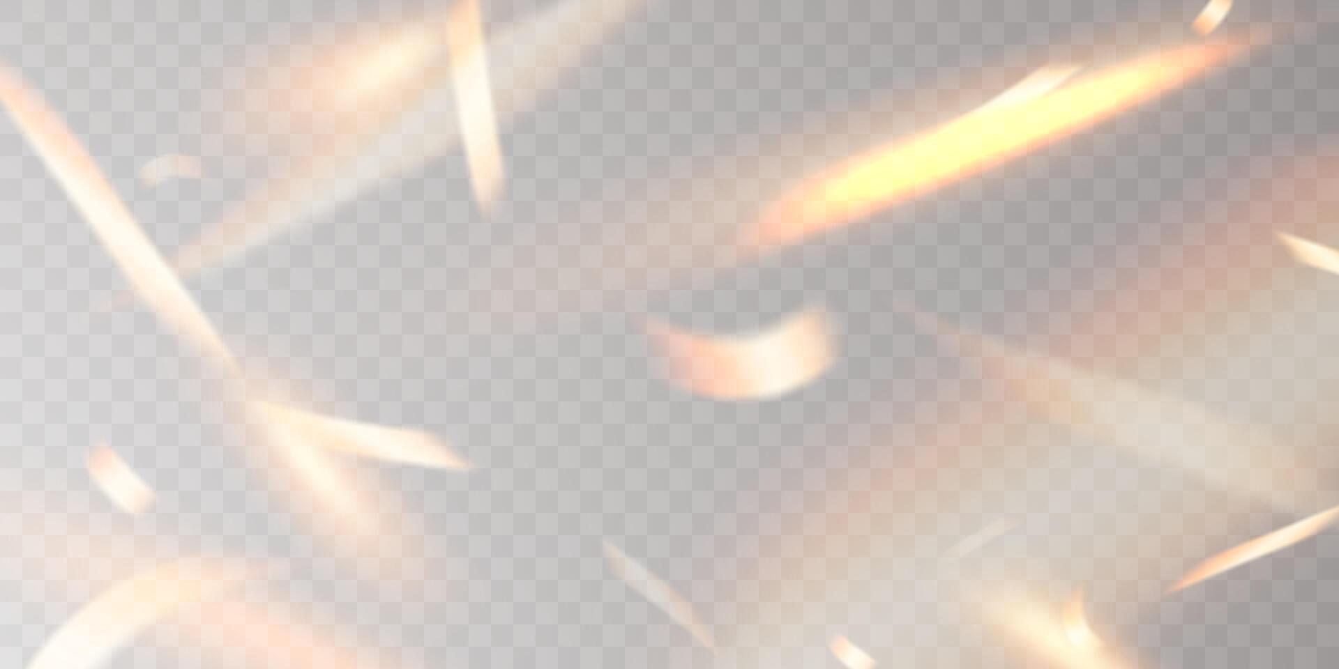 Multicolored light effect and zigzag ribbons falling from above on streamer, tinsel vector