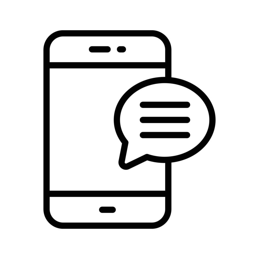 Beautifully designed of communication in modern style, premium icon vector