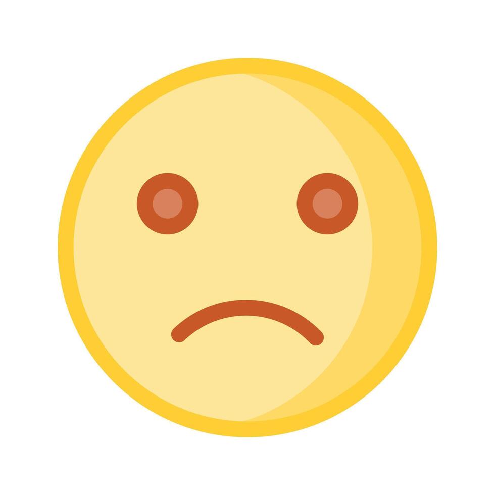 Get your hands on perfectly designed sad emoji icon, customizable vector