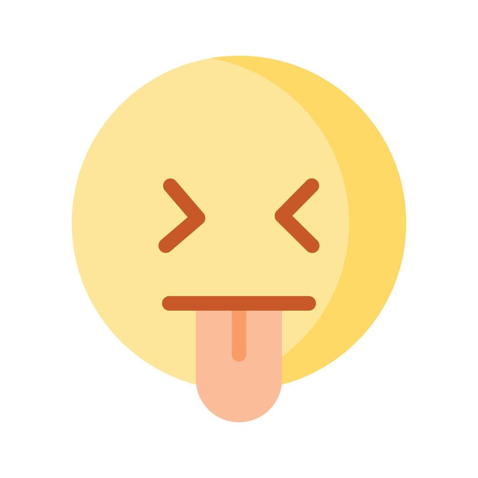 Get this premium icon of crazy emoji design vector