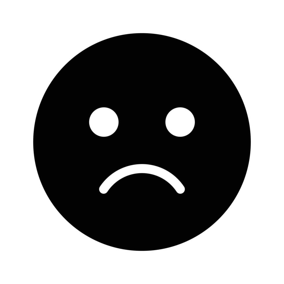 Get your hands on perfectly designed sad emoji icon, customizable vector