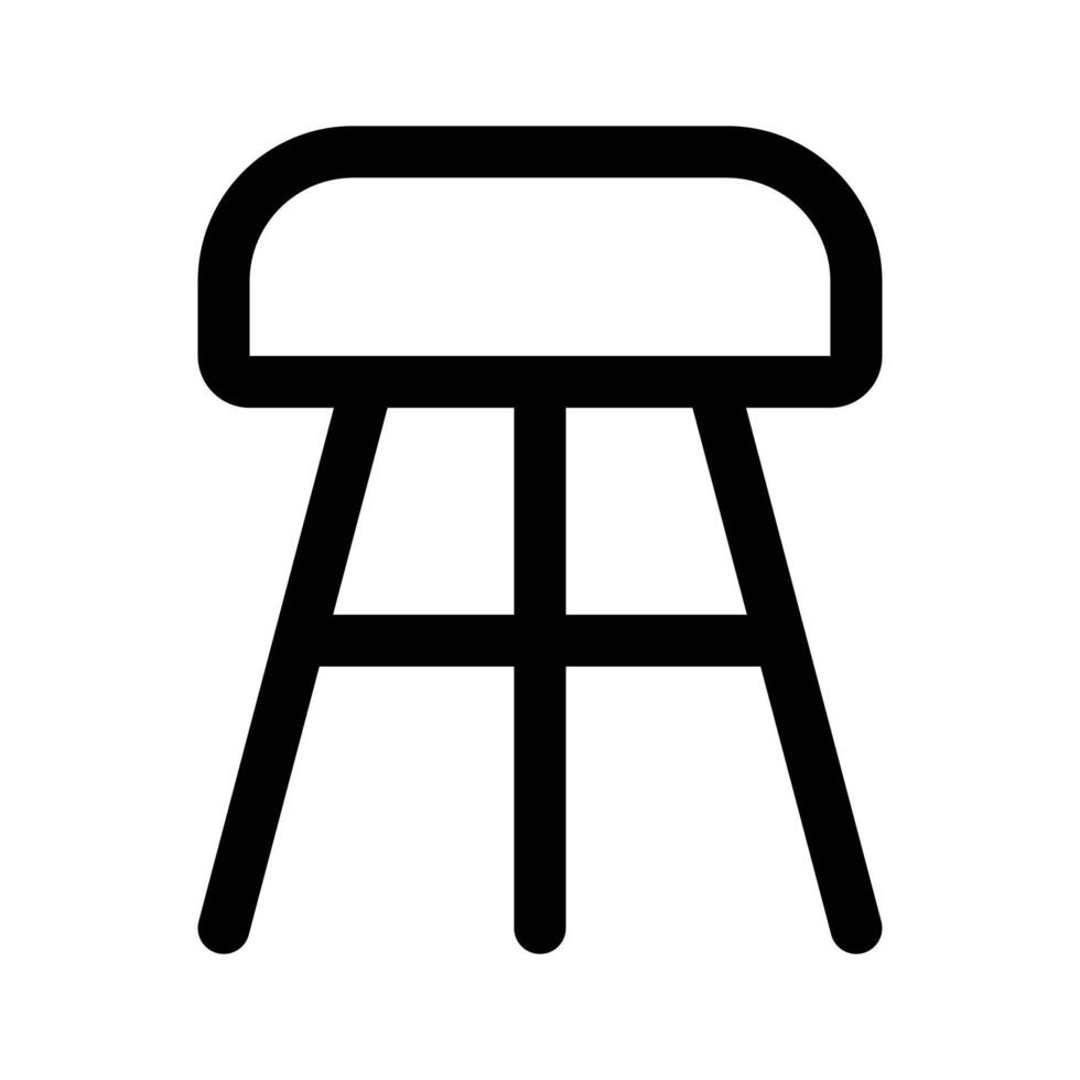 Have a look at this amazing icon of Stool icon, ready to use vector