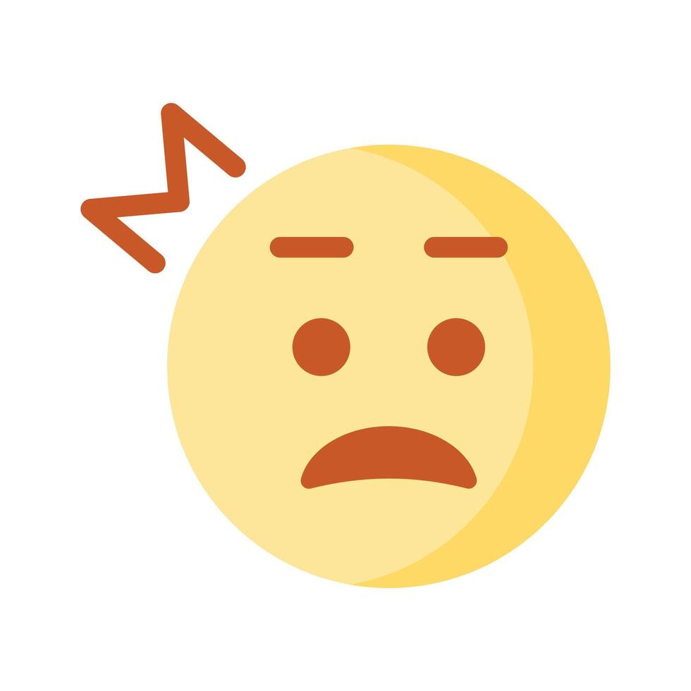 Well designed mind blowing emoji icon design, easy to use vector