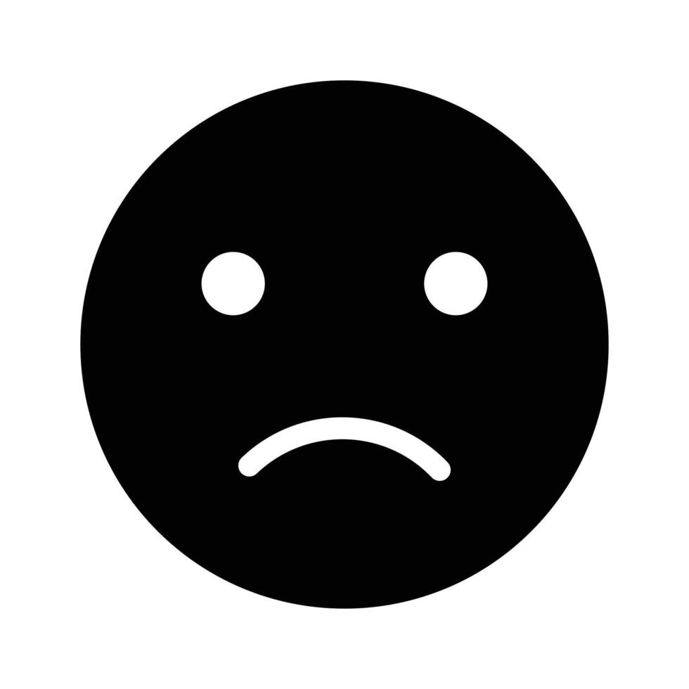 Get your hands on perfectly designed sad emoji icon, customizable vector