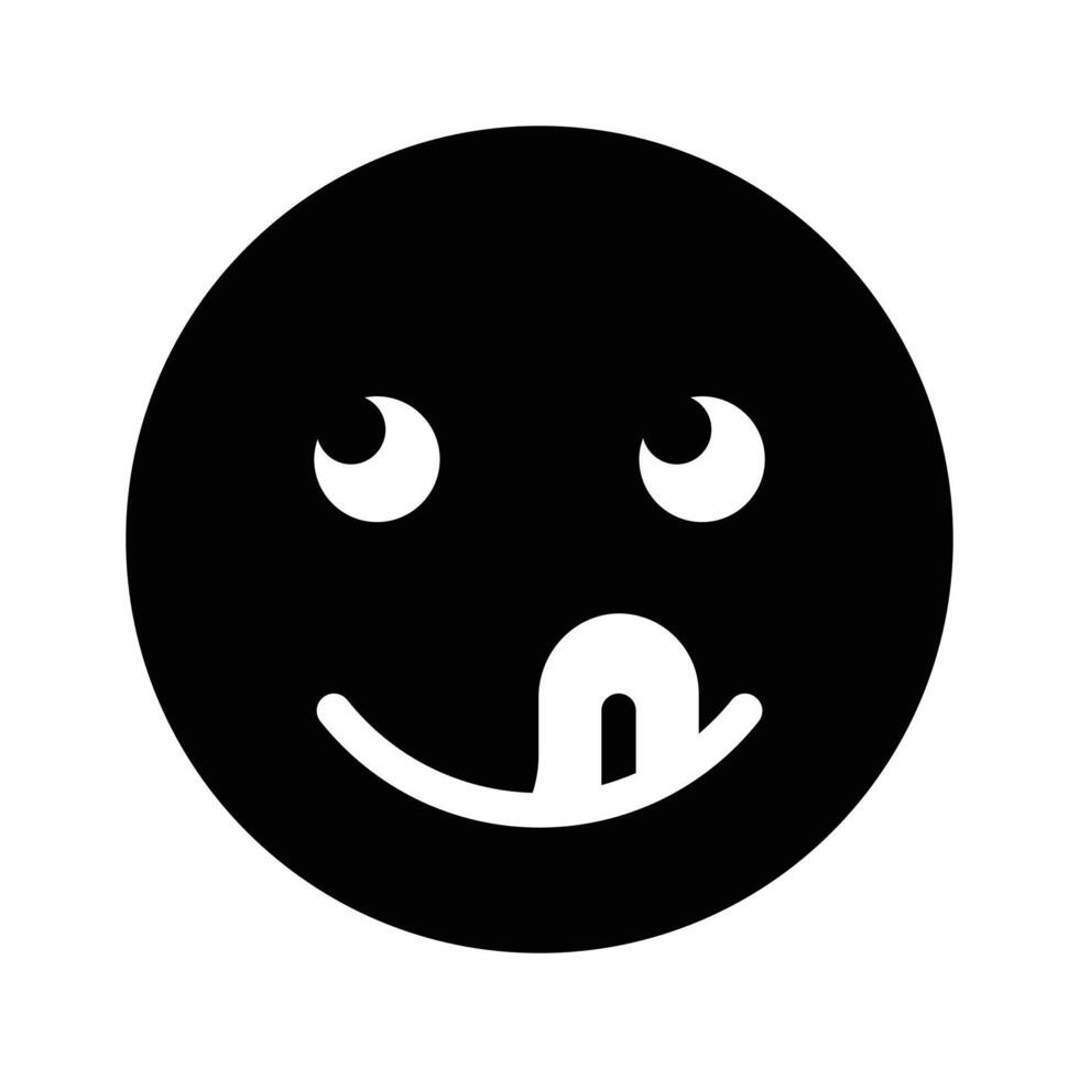 Premium of savoring emoji in modern style vector