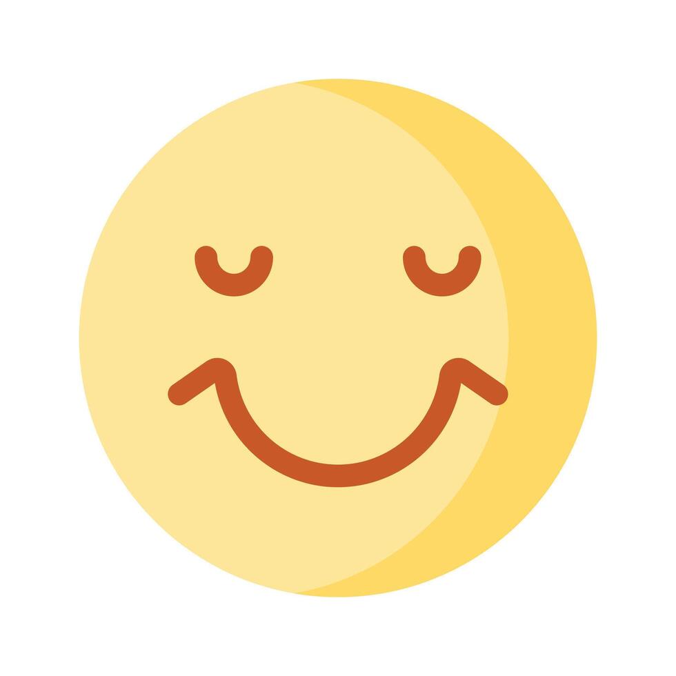 Creative of happy face emoji in modern style vector